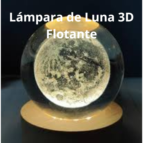 ✨ Lámpara de Luna 3D Flotante – Magia y Elegancia en tu Espacio ✨